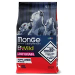 Сухой корм Monge Dog BWild LOW GRAIN Puppy & junior для щенков, низкозерновой, из мяса оленя
