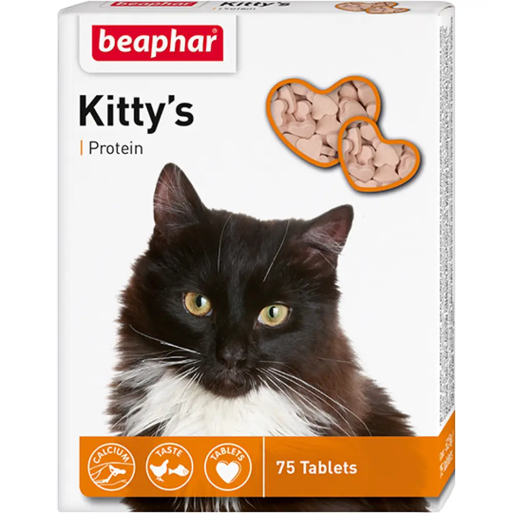 Кормовая добавка Kitty's Protein с протеином для кошек