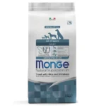 Сухой корм Monge Dog Speciality Line Monoprotein для взрослых собак всех пород, из форели с рисом и картофелем 2,5 кг