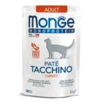Влажный корм для кошек Monge Cat Monoprotein (индейка) 85 г