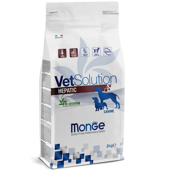 Ветеринарная диета Monge VetSolution Dog Hepatic Гепатик для собак при заболеваниях печени