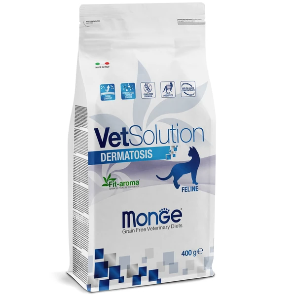 Ветеринарная диета Monge VetSolution Cat Dermatosis Дерматозис для кошек при заболеваниях кожи