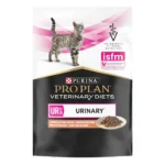 Влажный корм PRO PLAN® VETERINARY DIETS UR URINARY для кошек при мочекаменной болезни, с лососем, 85г x 10 шт